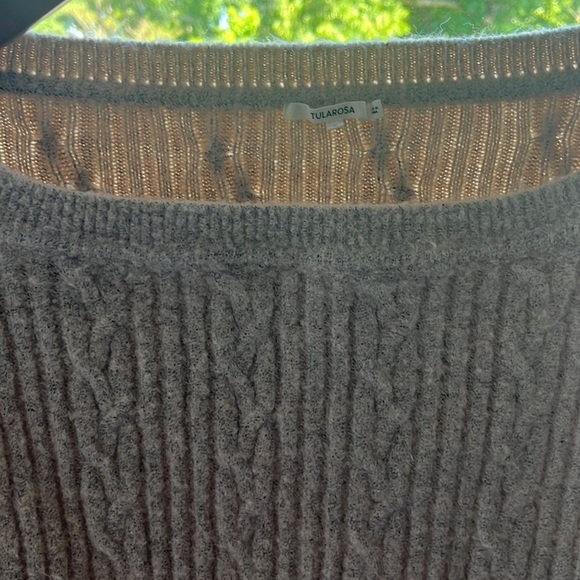 Tularosa blush beige soft cableknit sweater - Picture 7 of 7